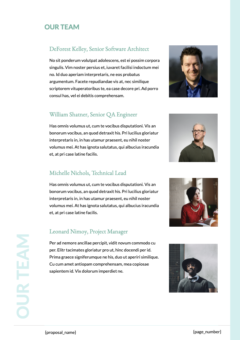 Enterprise Software Proposal Template